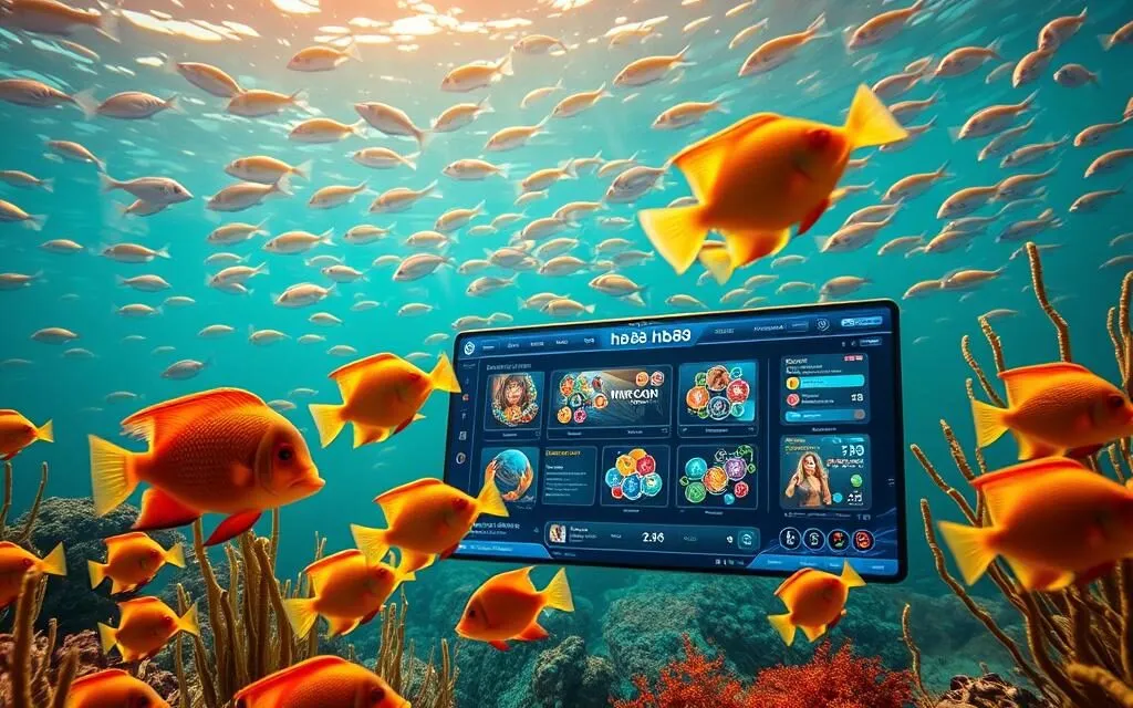 Giao diện game bắn cá HB88