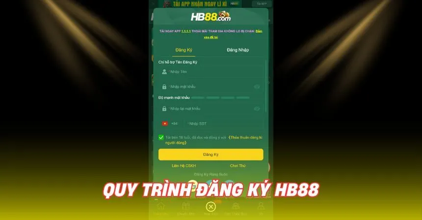 Quy trình đăng ký HB88